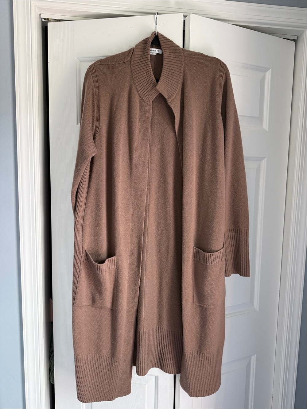 Athleta Whool & Cashmere Open Long Cardigan